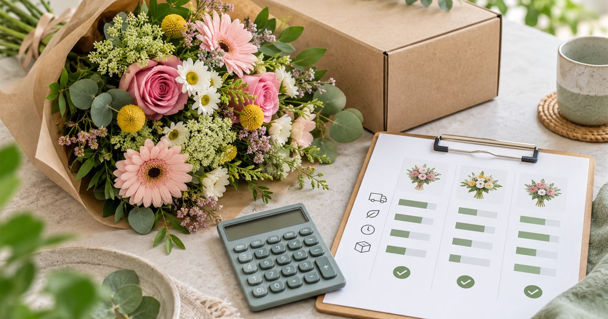 Blumenversand-Kosten 2026: Vergleich von sechs Anbietern